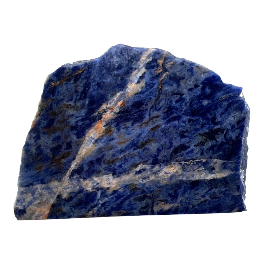 Lapis Lazuli Slab Deep Blue Raw Crystal Healing Stone Display Piece
